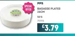 Bestway PPS Bagasse plates 26cm offer