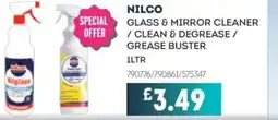 Bestway NILCO Glass & mirror cleaner / clean & degrease / grease buster offer