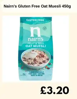 Sainsbury's Nairn's Gluten Free Oat Muesli offer
