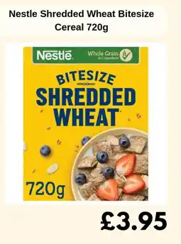 Sainsbury's Nestle Shredded Wheat Bitesize Cereal offer