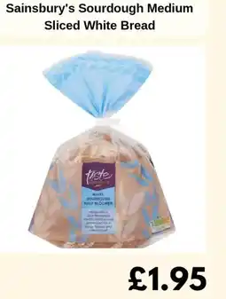 Sainsbury's Sainsbury's Sourdough Medium Sliced White Bread offer
