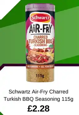 Asda Schwartz Air-Fry Charred Turkish BBQ Seasoning offer