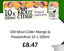 Asda Old Mout Cider Mango & Passionfruit offer