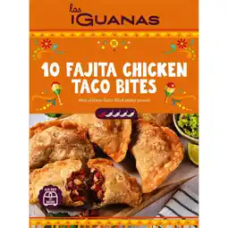 Iceland Las Iguanas 10 Fajita Chicken Taco Bites 350g offer