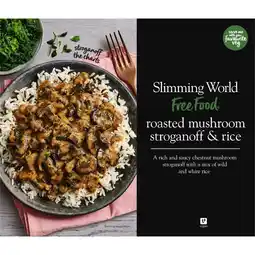 Iceland Slimming World Roasted Mushroom Stroganoff & Rice 550g offer