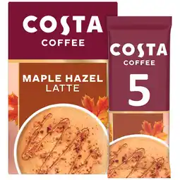 Iceland Costa Coffee Limited Edition Barista Creations Maple Hazel Latte 5 x 17g (85g) offer