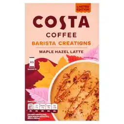 Iceland Costa Coffee Limited Edition Barista Creations Maple Hazel Latte 5 x 17g (85g) offer