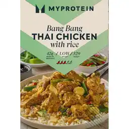 Iceland Myprotein Bang Bang Thai Chicken with Rice 350g offer