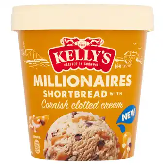 Iceland Kelly's Millionaires Shortbread with Cornish Clotted Cream 425ml offer