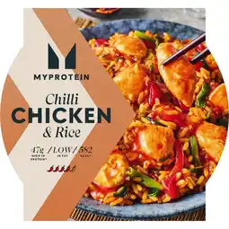 Iceland Myprotein Chilli Chicken & Rice 550g offer