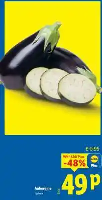 Lidl Aubergine offer