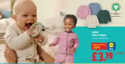 Lidl lupilu Baby Cardigan offer