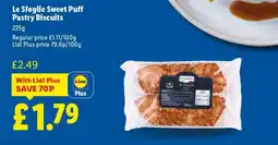Lidl Le Sfoglie Sweet Puff Pastry Biscuits offer