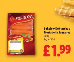 Lidl Sokolow Doktorska / Mortadella Sausages offer