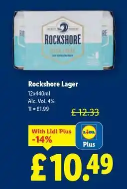 Lidl Rockshore Lager offer