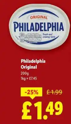 Lidl Philadelphia Original offer