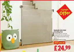 Lidl Badabulle Safe & Roll Extending Gate offer
