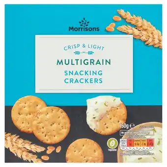 Morrisons Morrisons Multigrain Snacking Crackers 150g offer