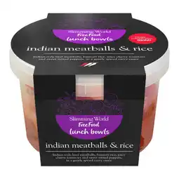 Iceland Slimming World Indian meatballs & rice 400g offer
