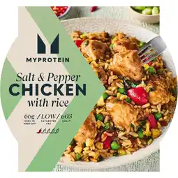 Iceland Myprotein Salt & Pepper Chicken with Rice 550g offer