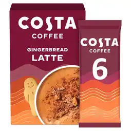 Iceland Costa Coffee Barista Creations Gingerbread Latte 6 x 17g offer