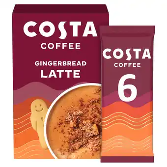 Iceland Costa Coffee Barista Creations Gingerbread Latte 6 x 17g offer
