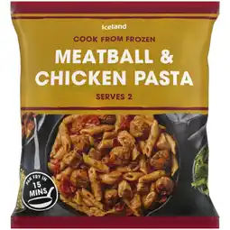 Iceland Iceland Meatball and Chicken Pasta 750g offer