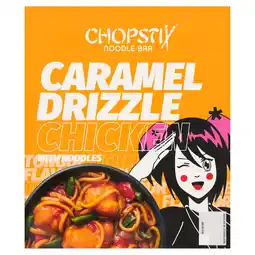 Iceland Chopstix Caramel Drizzle Chicken with Noodles 400g offer
