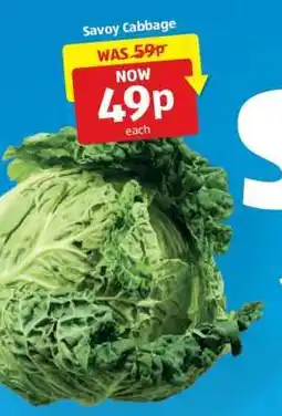 Aldi Savoy Cabbage offer