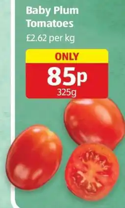 Aldi Baby Plum Tomatoes offer
