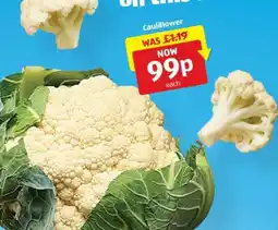 Aldi Cauliflower offer