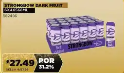 Bestway Strongbow dark fruit offer