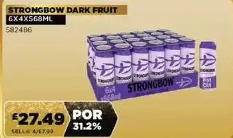 Bestway Strongbow dark fruit offer