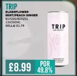 Bestway TRIP Elderflower mint/peach ginger offer