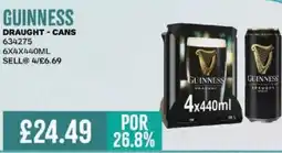 Bestway Guinness draught-cans offer