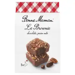 Tesco Bonne Maman Chocolate Pecan Brownies 175g offer