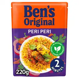 Tesco Bens Original Peri Peri Microwave Rice 220g offer
