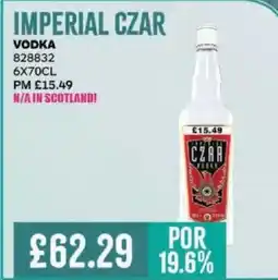 Bestway IMPERIAL CZAR Vodka offer