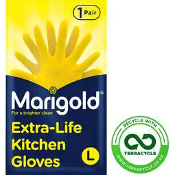 Tesco Marigold Large Extra Life Kitchen Gloves offer
