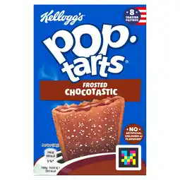 Tesco Kellogg's Pop Tarts Choctastic Pastry Snacks 8x48g offer