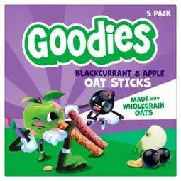 Tesco Goodies Apple & Blackcurrant Oat Sticks 5x23g offer