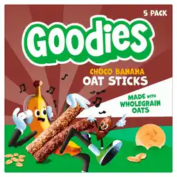 Tesco Goodies Choco Banana Oat Sticks 5x23g offer