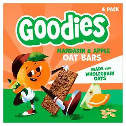 Tesco Goodies Mandarin & Apple Oat Bars 6x23g offer