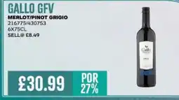 Bestway GALLO GFV Merlot/pinot grigio offer