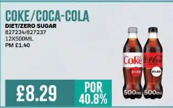 Bestway COKE/COCA-COLA Diet/zero sugar offer