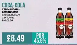 Bestway COCA-COLA Zero sugar - lemon/lime offer