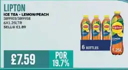 Bestway LIPTON Ice tea - lemon/peach offer