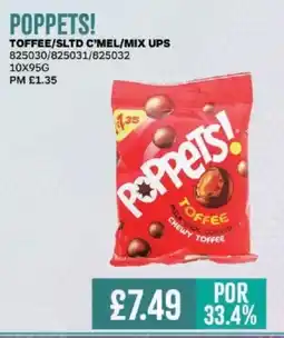Bestway POPPETS! Toffee/sltd c'mel/mix ups offer
