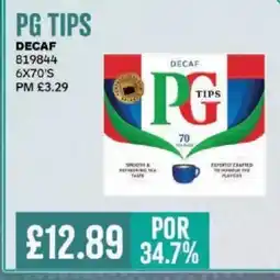 Bestway PG TIPS DECAF offer