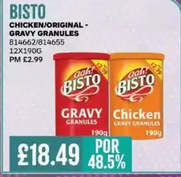 Bestway BISTO Chicken/original- gravy granules offer